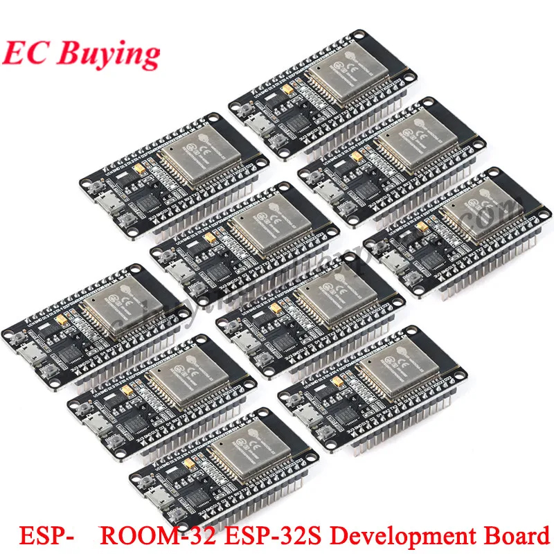 Esp8266 Nodemcu Board - 10Pcs/1pc ESP32-W//ROOM-32 ESP-32 ESP-32S Development Board