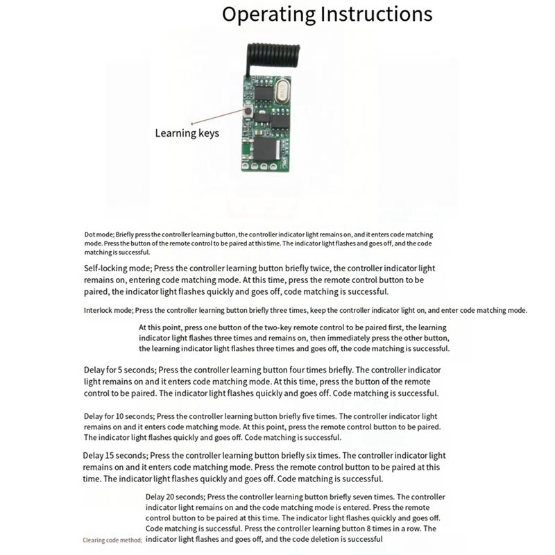 B04B-For RF Switch Controller+ - огляд і ціна 433Mhz Receiver Module