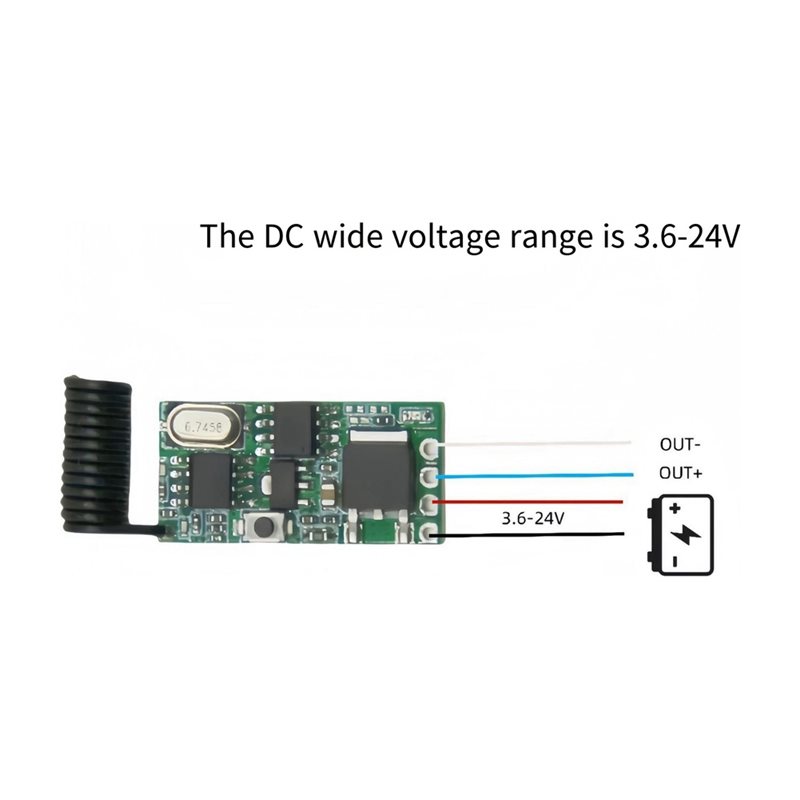 B04B-For RF Switch Controller+ - огляд і ціна 433Mhz Receiver Module