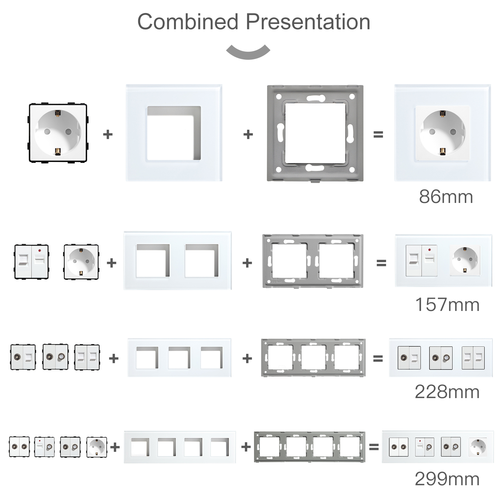 BSEED EU Standard Wall Socket  - огляд і ціна Home Automation Panel Diy