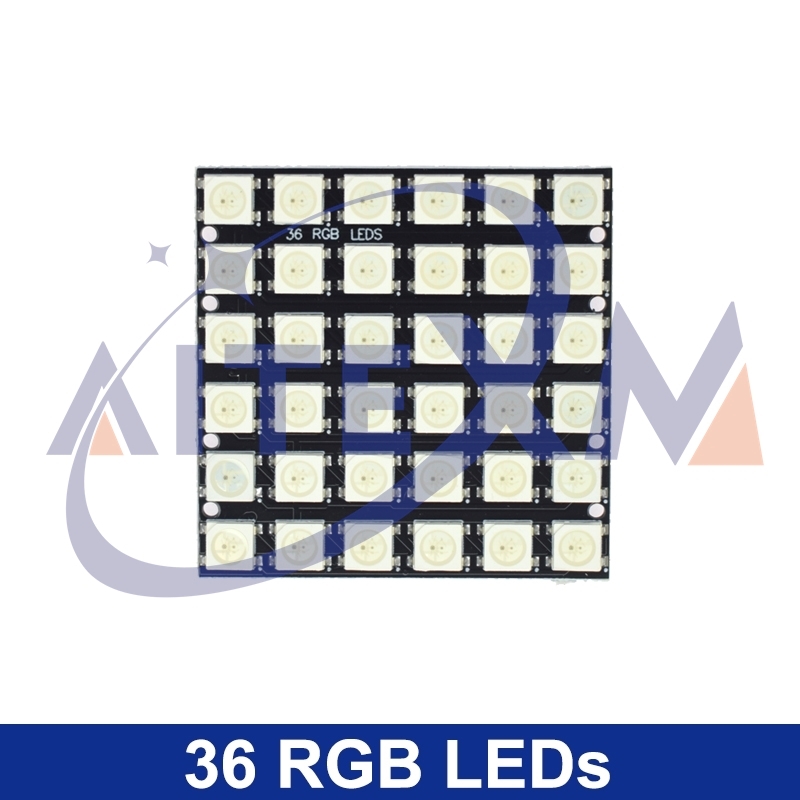 WS2812 Module 5050 RGB 4x4 8x8 - огляд і ціна Rgb Led Matrix 8X8