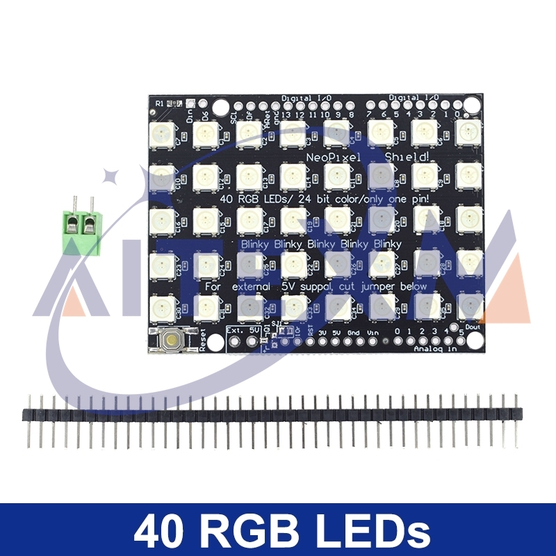 WS2812 Module 5050 RGB 4x4 8x8 - огляд і ціна Rgb Led Matrix 8X8