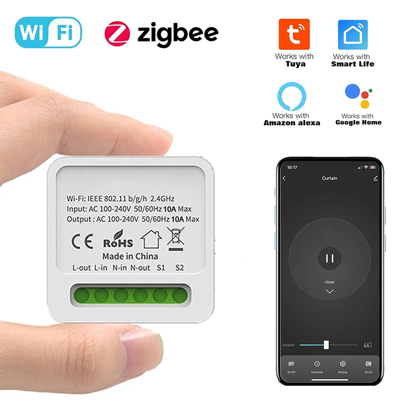 Tuya 16A Mini Wifi Smart Switc - огляд і ціна Diy Home Automation Controller