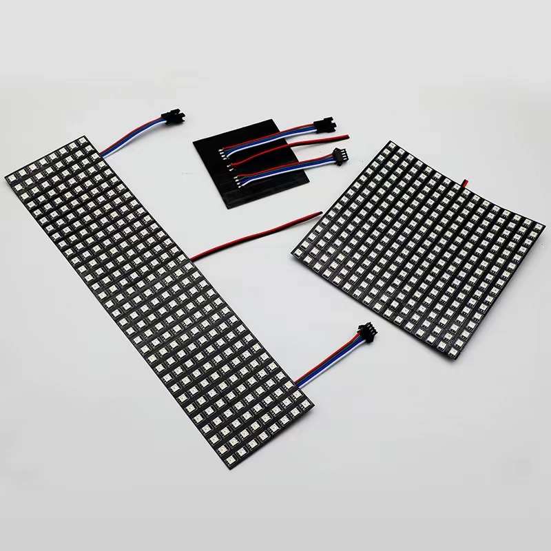 DC12V WS2815 DC5V WS2812B RGB  - огляд і ціна Rgb Led Matrix 8X8