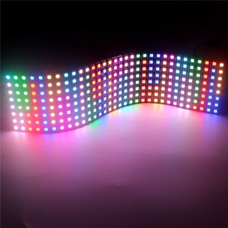 DC12V WS2815 DC5V WS2812B RGB  - огляд і ціна Rgb Led Matrix 8X8