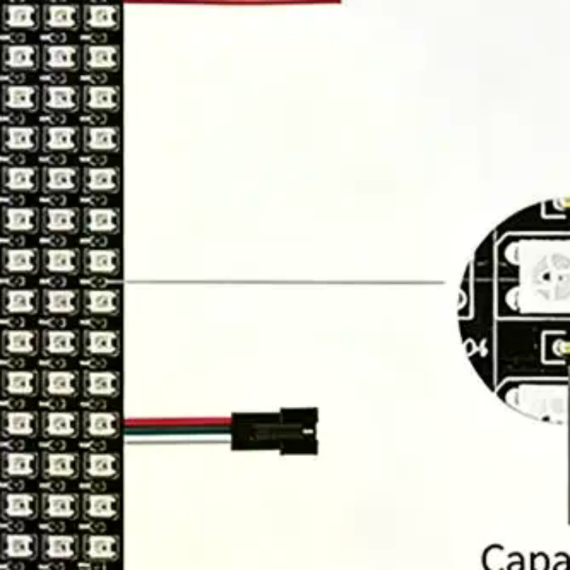 WS2812B Smart Pixel Module Mat - огляд і ціна Rgb Led Matrix 8X8