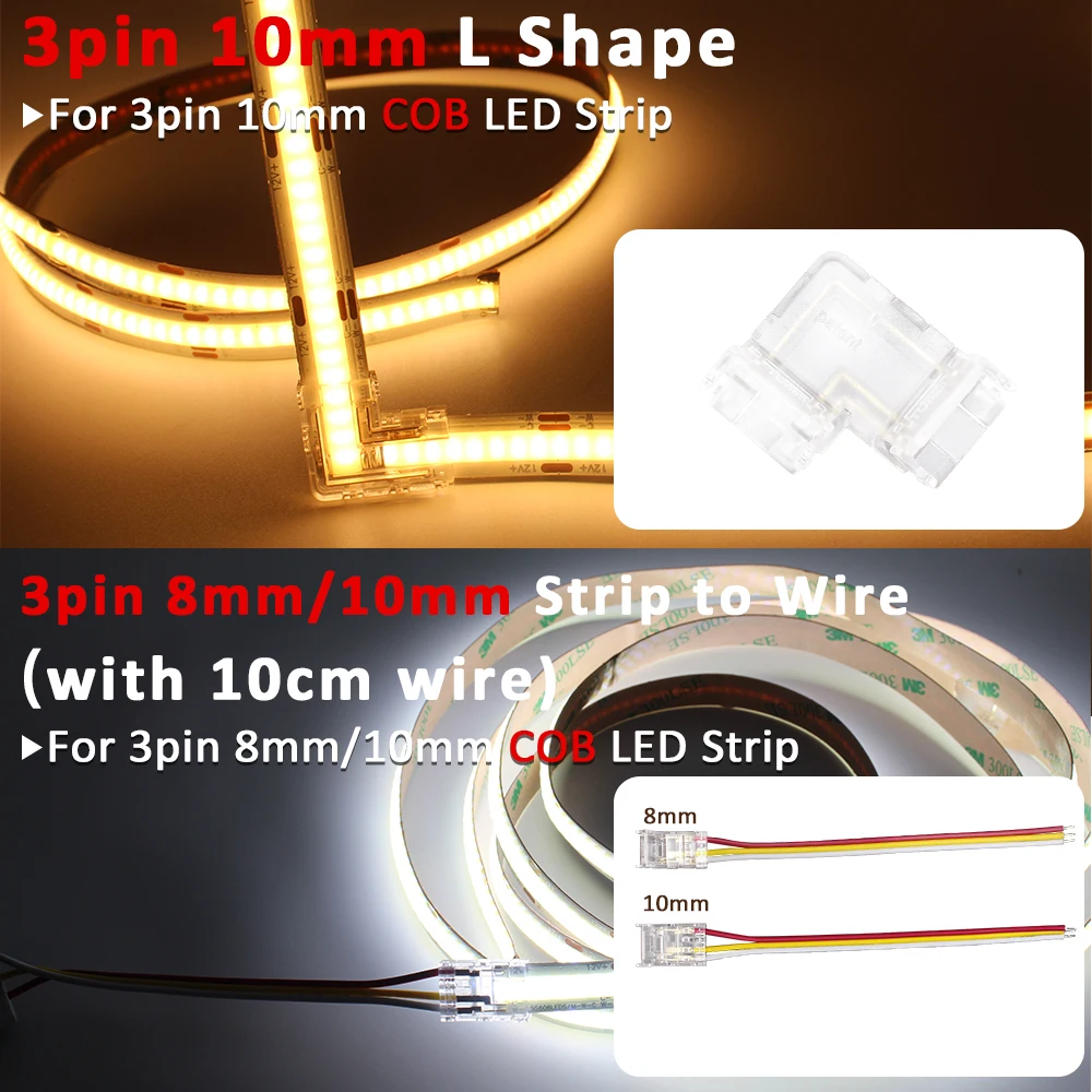 5PCS LED Strip Connector COB S - огляд і ціна Rgb Led Matrix 8X8