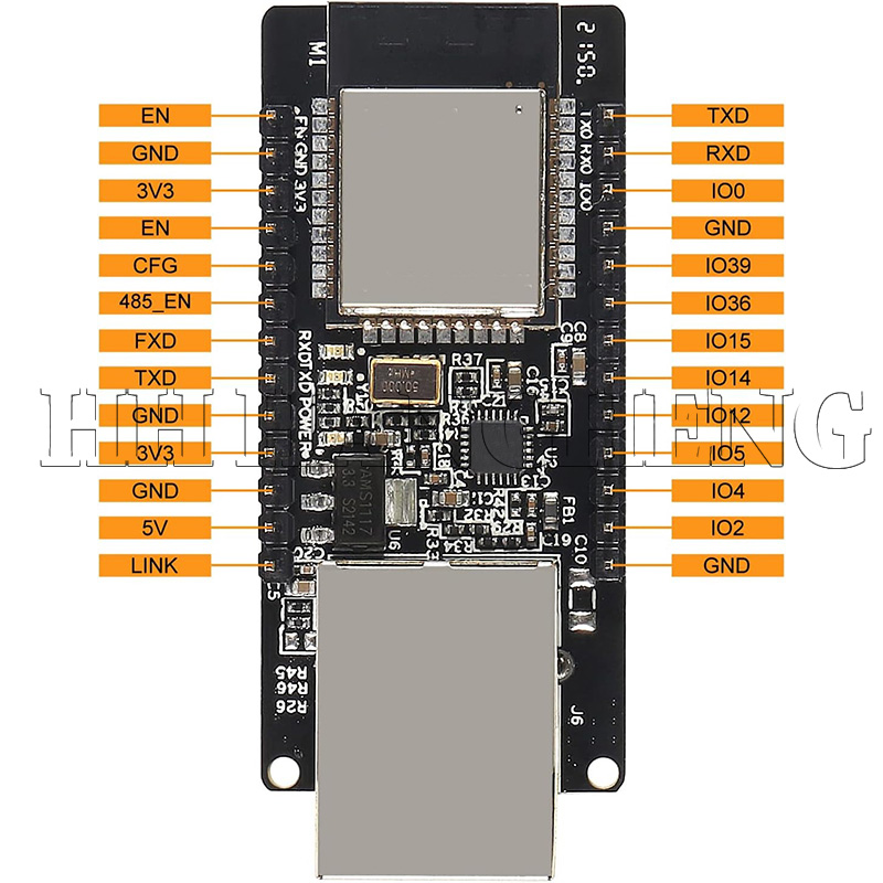 10-1PCS WT32-ETH01 Embedded Se - огляд і ціна Ethernet Module W5500