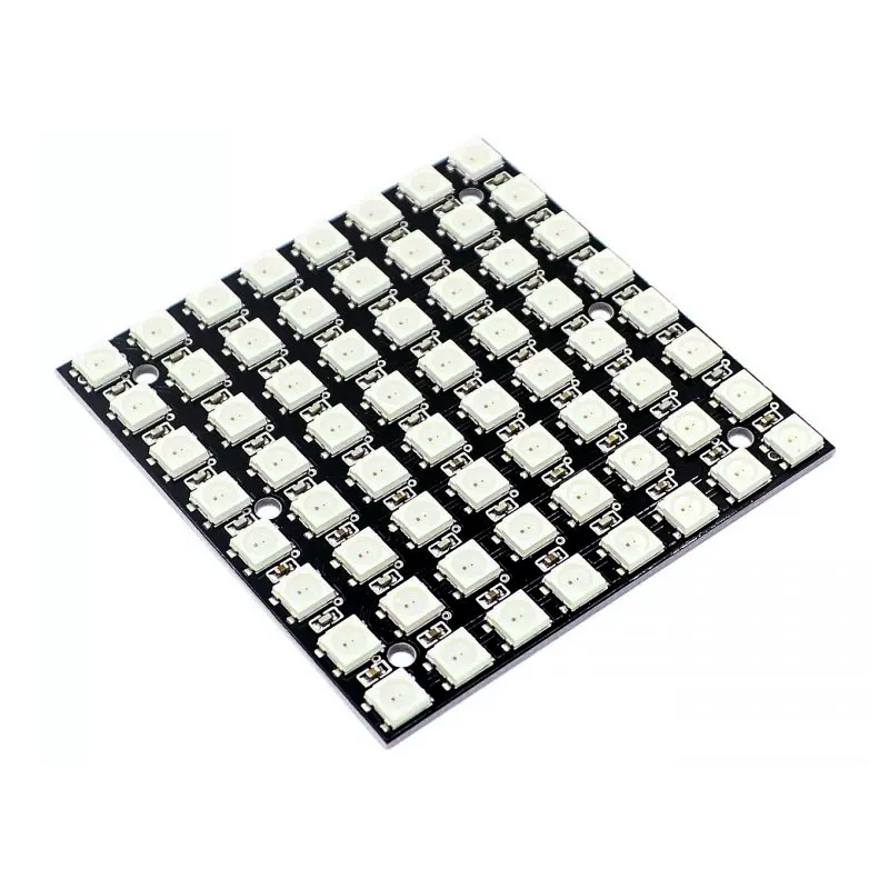 WS2812 LED 5050 RGB 8x8 64 Bit - огляд і ціна Rgb Led Matrix 8X8