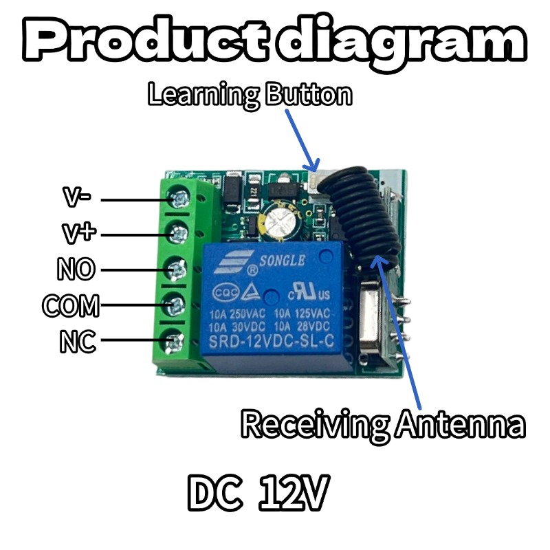 433 Mhz Universal Wireless Rem - огляд і ціна 433Mhz Receiver Module