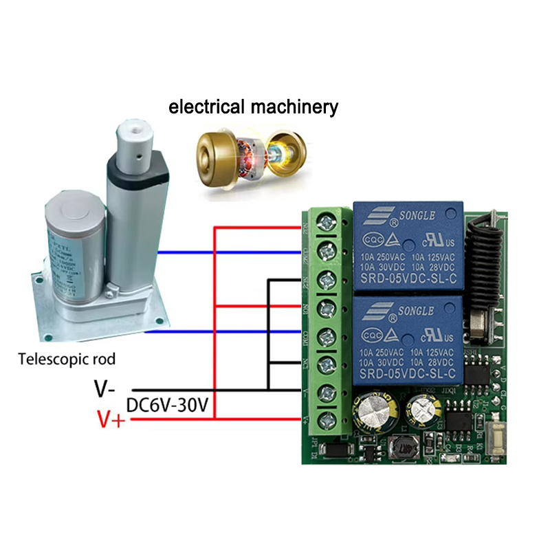 DC 12V 24V AC 220V RF433 2CH M - огляд і ціна 433Mhz Receiver Module