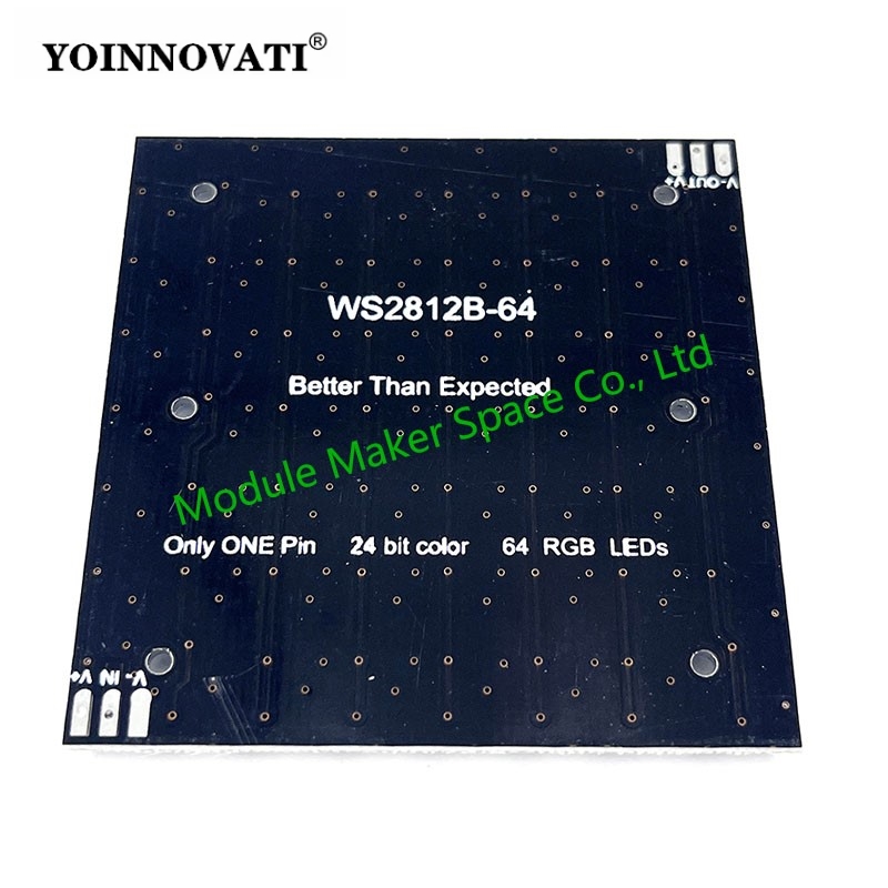 WS2812 LED 5050 RGB 8x8 LED Ma - огляд і ціна Rgb Led Matrix 8X8