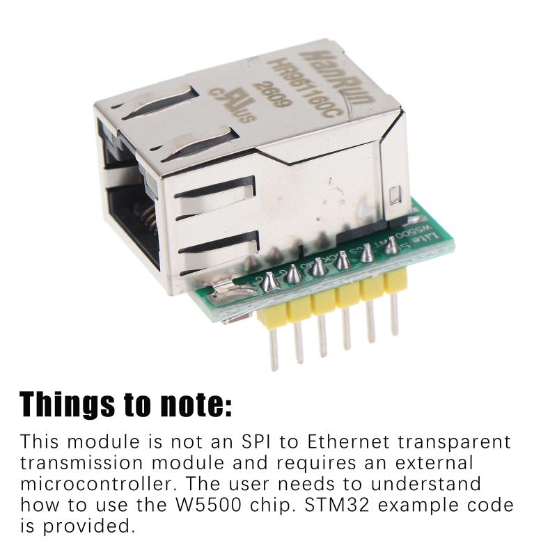 USR-ES1 W5500 Chip SPI to LAN  - огляд і ціна Ethernet Module W5500