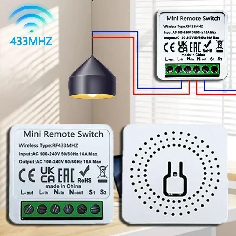 RF 433 MHz Smart Switch Mini D - огляд і ціна Diy Home Automation Controller