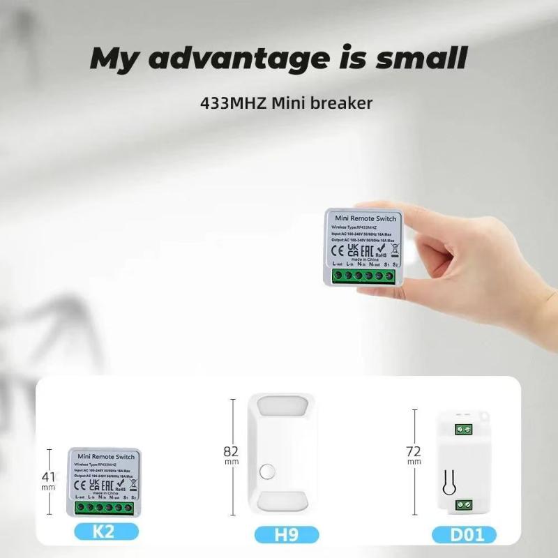RF 433 MHz Smart Switch Mini D - огляд і ціна Diy Home Automation Controller