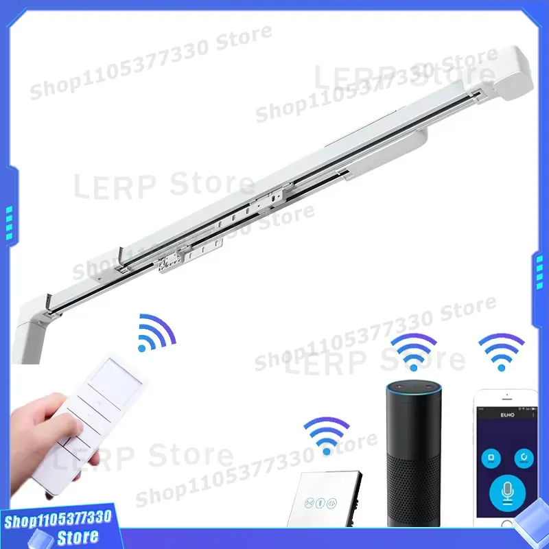 Smart Electric Curtain Track M - огляд і ціна Home Automation System Design