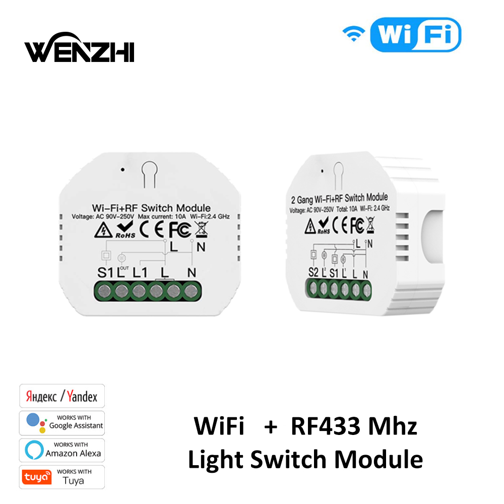1/2Gang Light Switch DIY Modul - огляд і ціна Home Automation Panel Diy