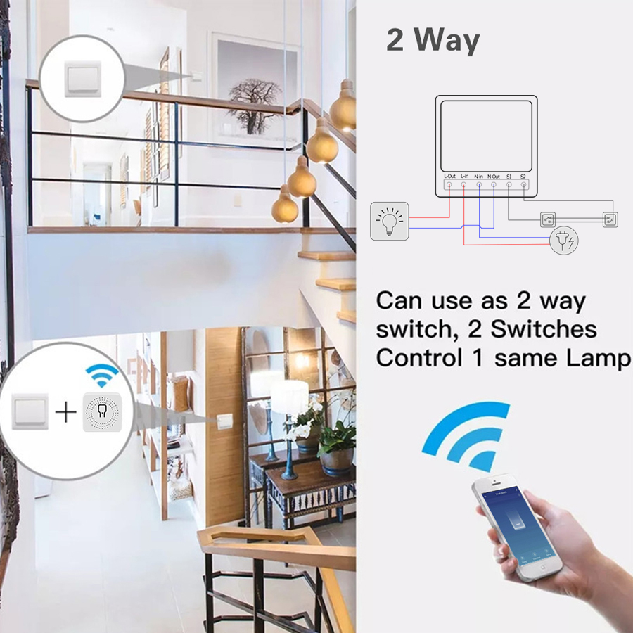 2 Way Mini DIY Smart Switch Tu - огляд і ціна Home Automation Diy