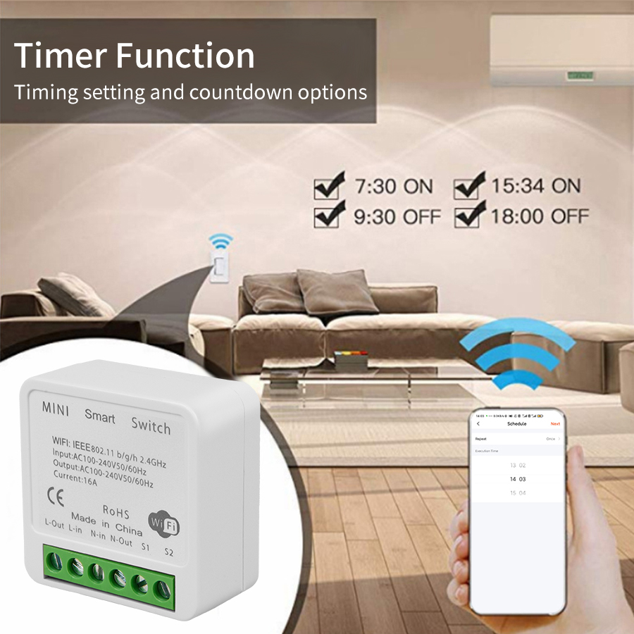 2 Way Mini DIY Smart Switch Tu - огляд і ціна Home Automation Diy